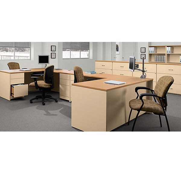 Dallas Office Furniture New Used Desks Laminate Double L