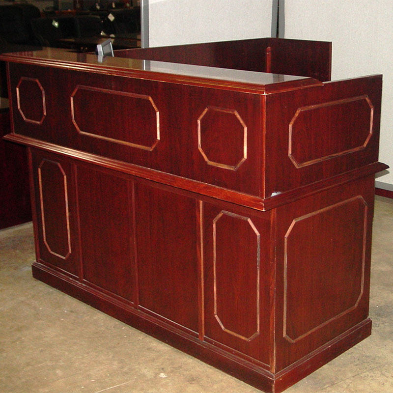 Dallas Office Furniture Traditional Reception Desk New Used
